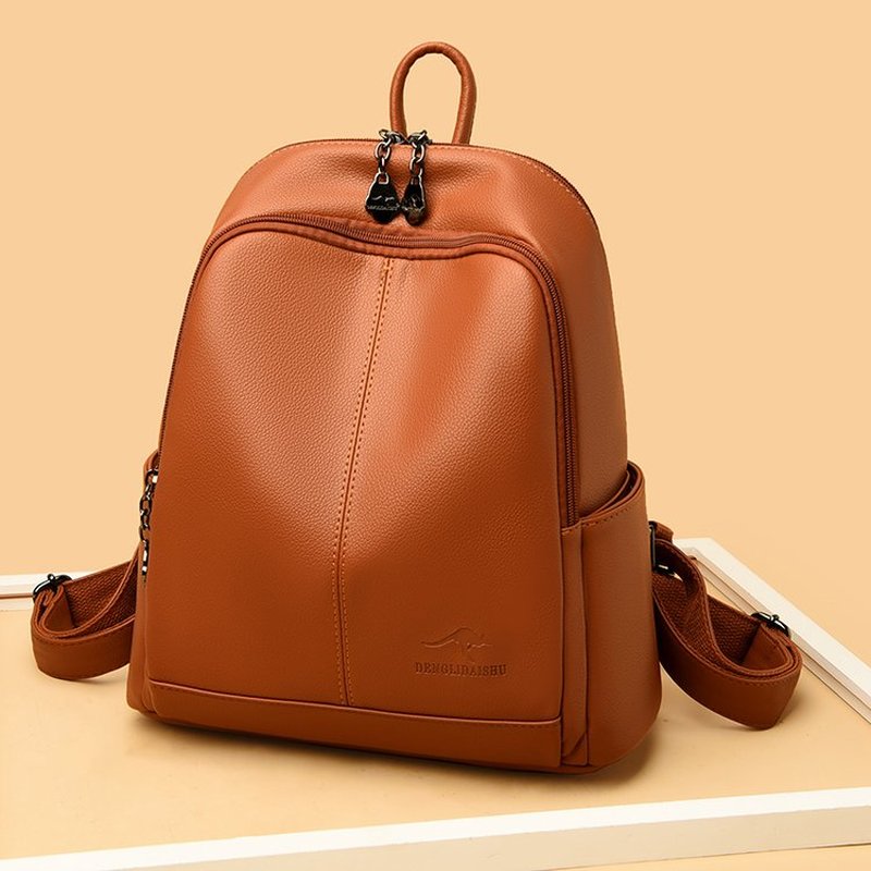Travel Backpack Anti Theft - حقائب ظهر سفرية جديدة من الجلد