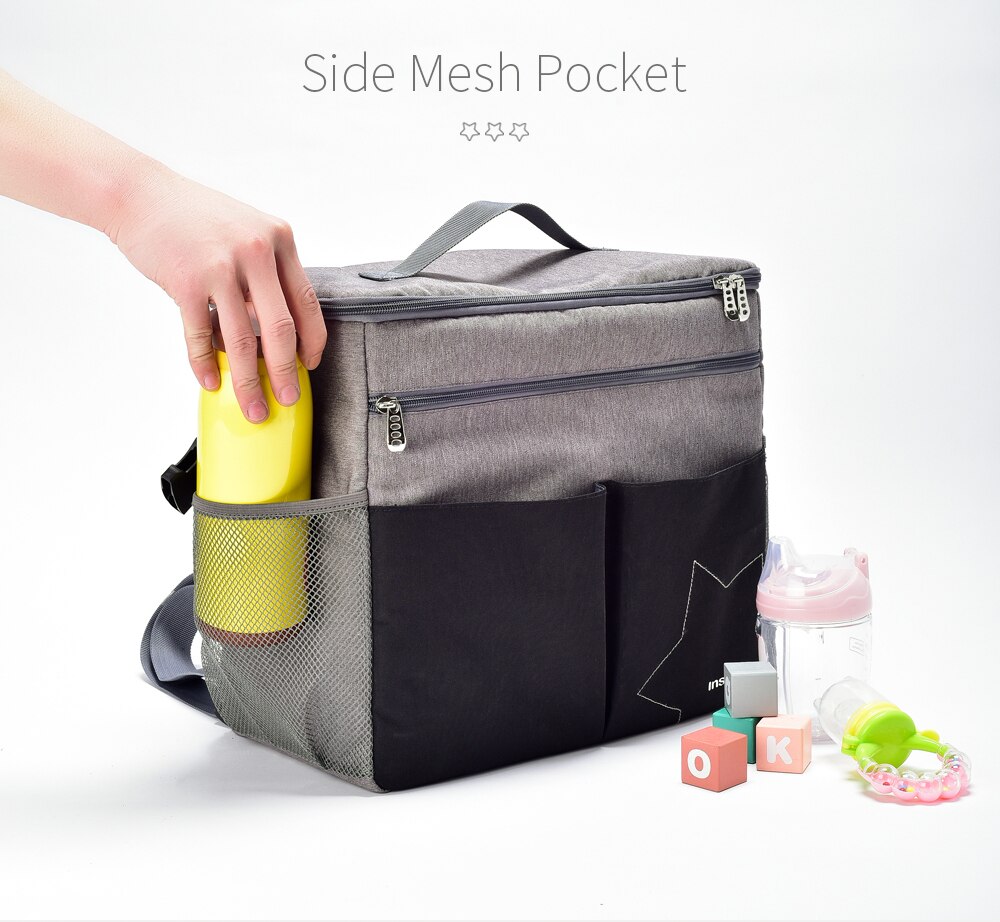 معزول سعة كبيرة حفاضات الطفل ح - مراجعة Backpack Diaper Bag وسعره