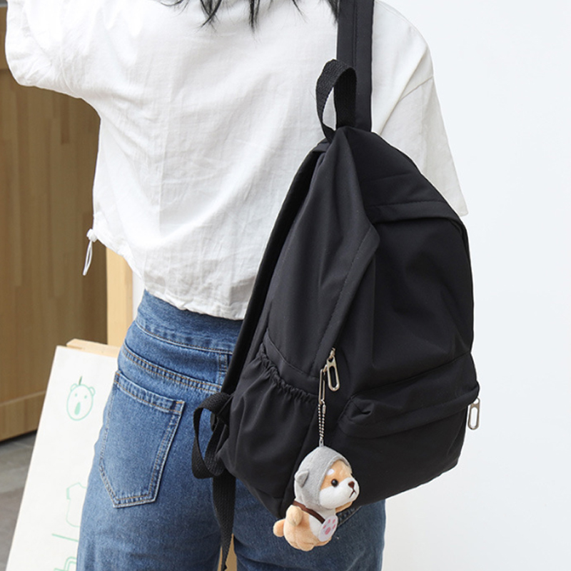 حقيبة ظهر نسائية بلون موحد، بس - مراجعة Fashion Backpack Women وسعره